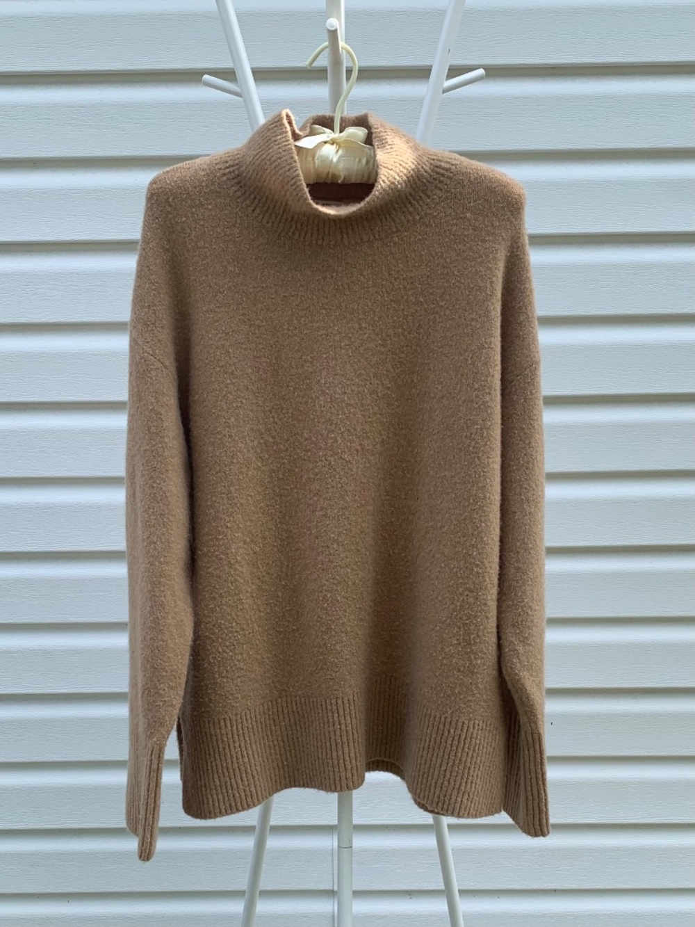 JCrew oversized mock neck sweater, size medium